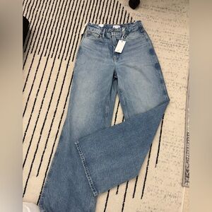 Good American Light Blue Flare Jeans